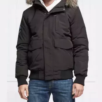 Куртка Everest классического кроя Superdry, черный
