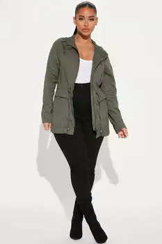 Куртка Fashion Nova CJ151R, оливковый