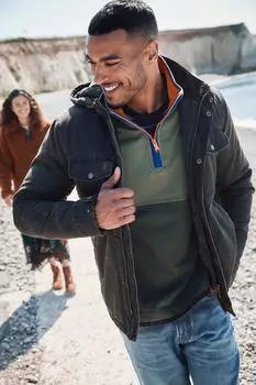 Куртка Fatface Broadsand с 4 карманами Fat Face, серый