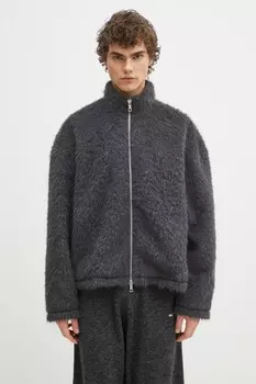 Куртка Faux Alpaca Track Jacket Mki Miyuki Zoku, серый