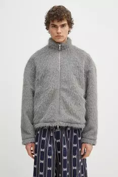 Куртка Faux Alpaca Track Jacket Mki Miyuki Zoku, серый