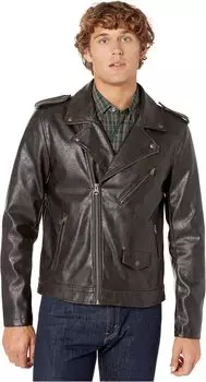Куртка Faux Leather Moto Levi's, цвет Antique Brown