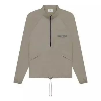 Куртка Fear of God Essentials SS21 Half Zip Track Jacket Taupe