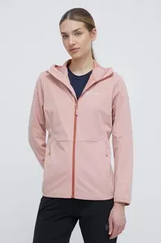 Куртка Feldberg Hoody для отдыха на открытом воздухе Jack Wolfskin, розовый