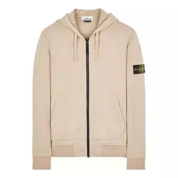 Куртка felpa zipped hoodie 'dove grey' Stone Island, серый