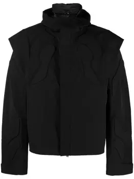 Куртка Fettle с капюшоном и тиснением HELIOT EMIL, черный