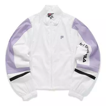 Куртка Fila FUSION Contrasting Colors Woven Sports Loose Jacket White, белый