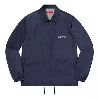 Куртка five boroughs coaches jacket 'navy' Supreme, синий