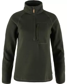 Куртка Fjllrven vik Fleece 1/2 Zip, цвет Deep Forest
