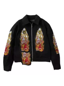 Куртка Flame Glass Who Decides War, серый