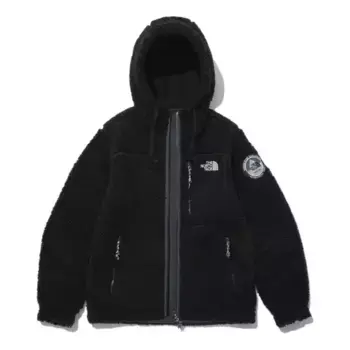 Куртка fleece hoodie jacket 'black' The North Face, черный