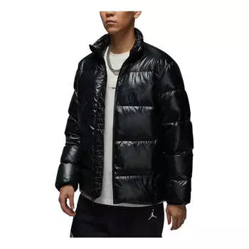 Куртка flight down puffer jacket asia sizing 'black' Air Jordan, черный