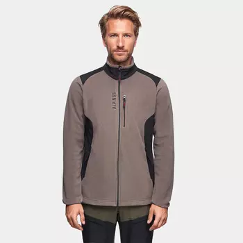 Куртка флисовая Alpinus, цвет braun/korianderbraun/schwarz