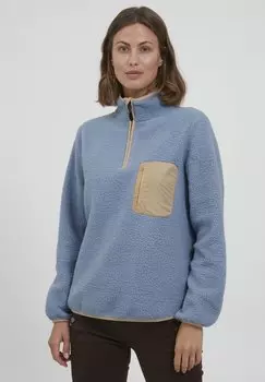 Куртка флисовая Fransa, синий / бежевый