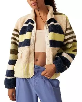 Куртка флисовая Free People Rocky Ridge, мультиколор