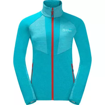 Куртка флисовая Jack Wolfskin, бирюзовый