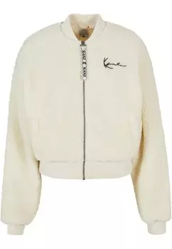 Куртка флисовая Karl Kani SIGNATURE OS COLLEGE, цвет Off White