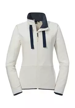 Куртка флисовая «Пелхам» быстросохнущая женская Schoffel, цвет Whisper White