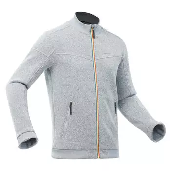Куртка Quechua SH100 X-Warm флисовая походная мужская, серый