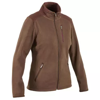 Куртка флисовая Solognac, цвет erdbraun/ebenholzbraun