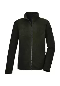 Куртка флисовая, воротник стойка, защита подбородка, мужская Killtec, цвет 00250 Dark Moss