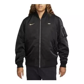 Куртка france football federation punk bomber jacket 'black' Nike, черный
