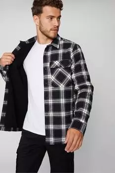 Куртка "Франция" на подкладке боргов Threadbare, черный