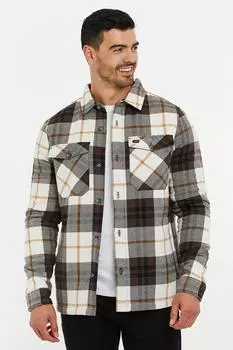 Куртка "Франция" на подкладке боргов Threadbare, коричневый