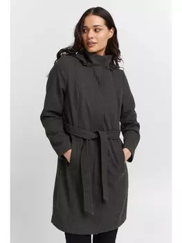 Куртка Fransa Wolljacke FRSAGA JA 2 20610810 Jacke mit Bindegrtel, серый