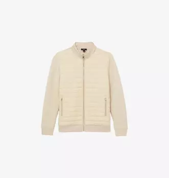 Куртка Freddie с воротником-стойкой из хлопковой смеси Reiss, серый