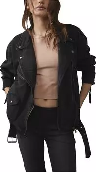 Куртка Free People Rebel Rebel Knit Moto, черный