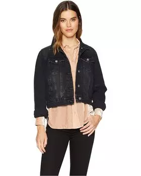 Куртка Free People Rumors Denim, черный
