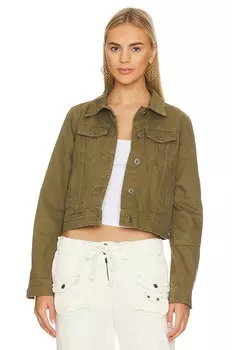 Куртка Free People Rumors Denim, цвет Willow