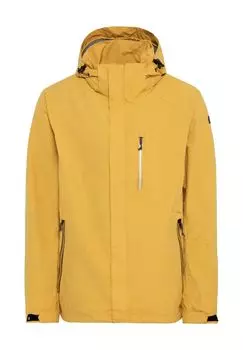 Куртка функциональная, с капюшоном, водоотталкивающая, мужская killtec, цвет Dunkelgelb