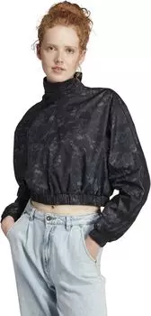 Куртка Future Icons 3-Stripes Woven 1/4 Zip Jacket adidas, цвет Black/Black