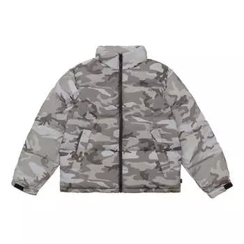 Куртка fw18 reflective camo snow jacket 'grey' Supreme, серый