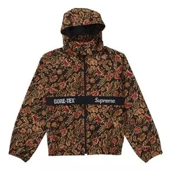 Куртка fw18 x gore-tex court jacket flower print 3m Supreme, мультиколор