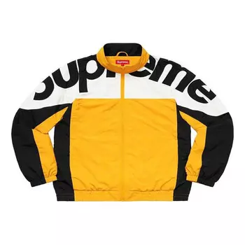 Куртка fw19 week 1 shoulder logo track jacket 'yellow' Supreme, желтый