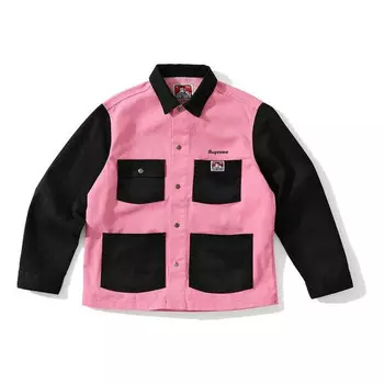Куртка fw19 week 3 x ben davis chore coat 'black pink' Supreme, черный