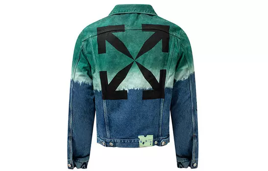 Куртка FW20 мужская бирюзовая Off-White, бирюзовый