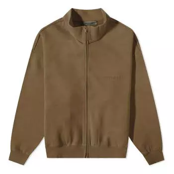 Куртка fw22 full zip jacket 'wood' Fear Of God Essentials, коричневый