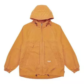 Куртка fw22 washed cotton hooded jacket 'orange' Palace, оранжевый