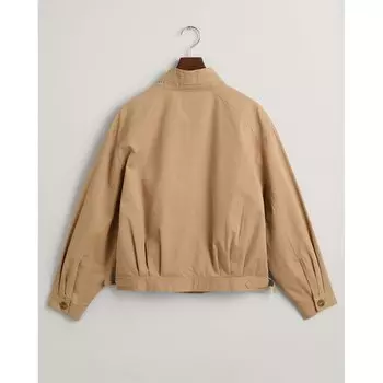 Куртка Gant Cropped Harrington, бежевый