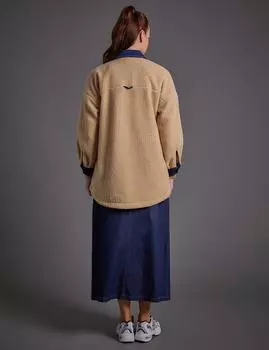 Куртка Garnished Plush Бежевая Kayra