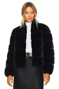 Куртка Generation Love Jodi Faux Fur, черный