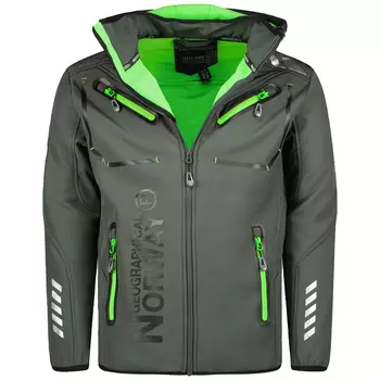 Куртка Geographical Norway Softshelljacken, цвет Grau/Grn