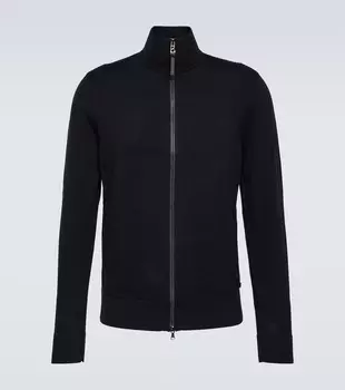 Куртка george из смесовой шерсти Bogner, черный