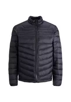 Куртка герой пуховик стеганый воротник без капюшона Jack & Jones, черный