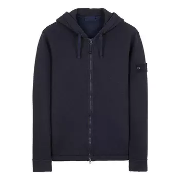 Куртка ghost piece hooded full-zip jacket 'black' Stone Island, черный