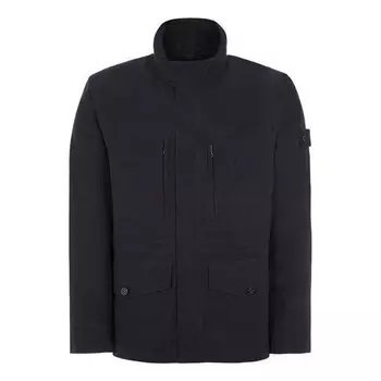Куртка ghost piece o-ventile field jacket 'black' Stone Island, черный